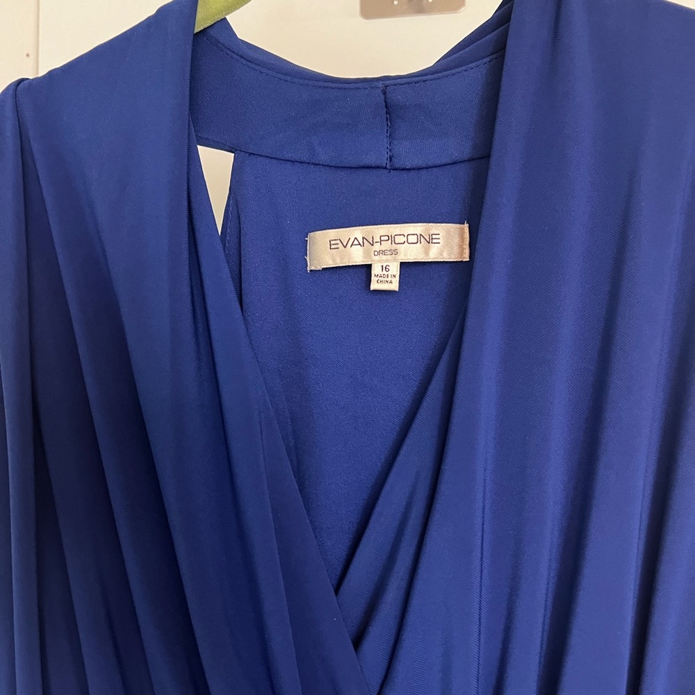 Evan-Picone Blue Dress
